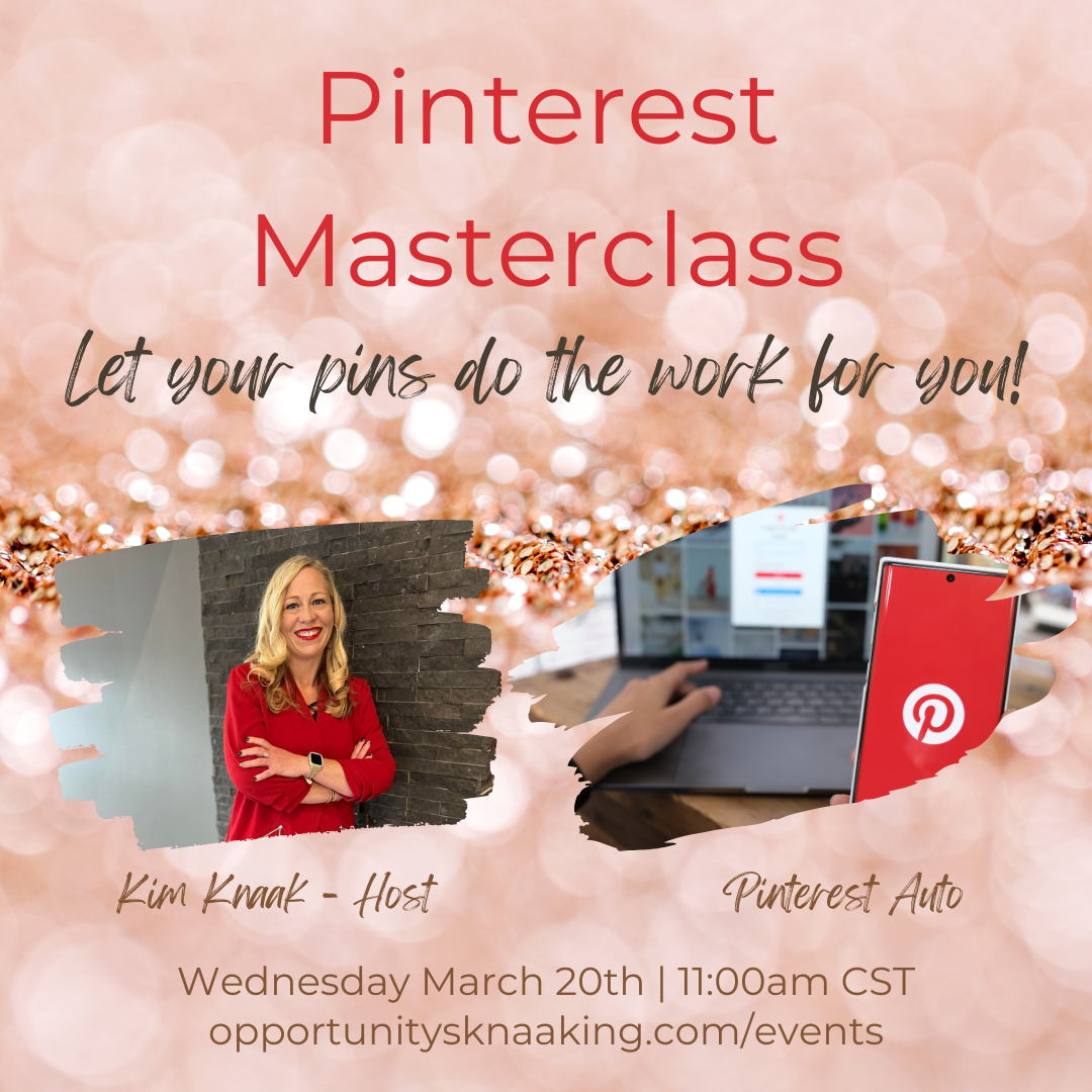 Pinterest Auto Pin Masterclass on Zoom Mar 20, 2024