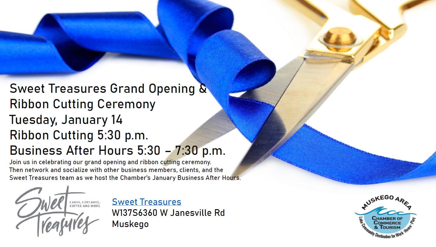 Sweet Treasures Grand Opening & Ribbon Cutting Jan 14, 2025